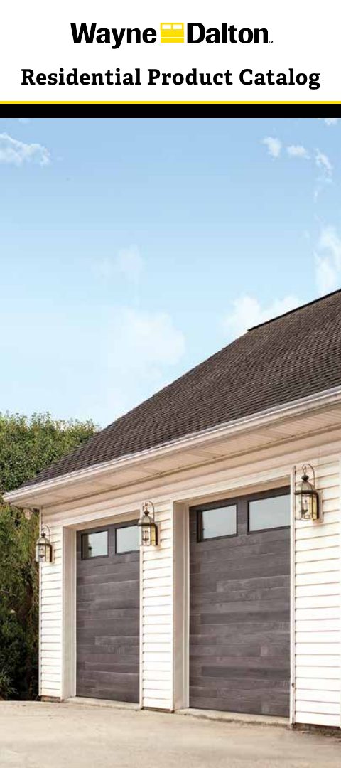 Wayne Dalton Residential Product Catalog cover